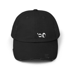 Black GBOS Logo Unisex Distressed Cap